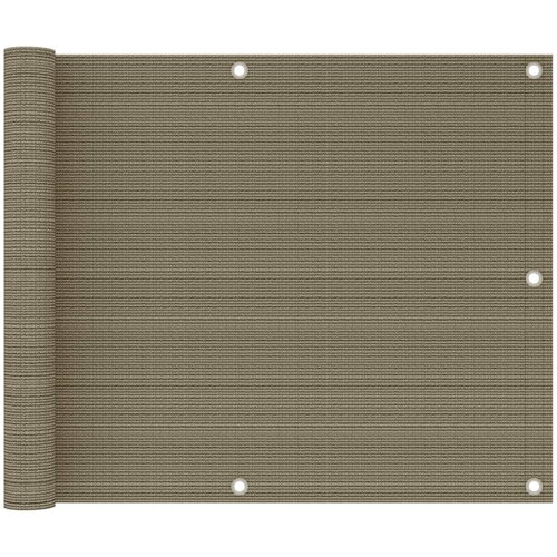 vidaXL balkonski zastor smeđe-sivi 75 x 300 cm HDPE Cijene