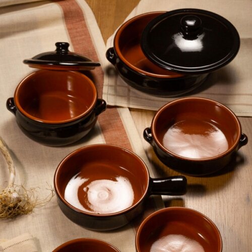 LA FOLGORE Glinena kozica Terracotta Fuoco 18cm / glina, (5000231324) Slike