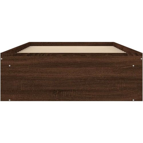  Kreveta boja smeđeg hrasta 90 x 200 cm Slike