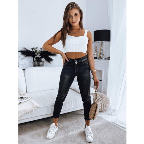 DStreet GENZI women&amp;#039;s pants dark gray UY1343 Slike