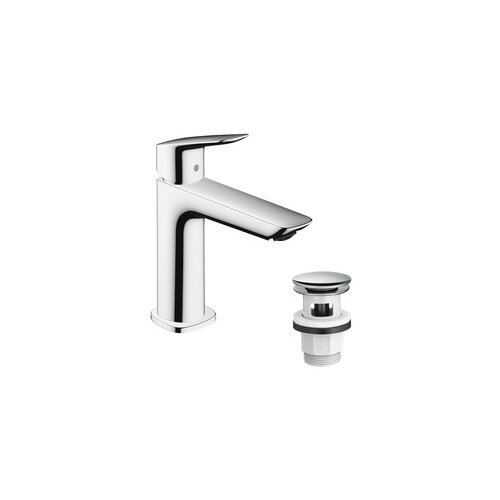 Hansgrohe Logis Fine 110 Chrome baterija (slavina) za umivaonik sa odlivnim ventilom sifona push-open 71252000 Cene