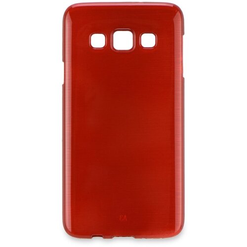  Gumijasti / gel etui Jelly Brush za Samsung Galaxy A3 (2016) - rdeči Cene