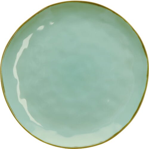 Rose & Tulipani Concerto - krožnik 27 cm - Verde Acqua Cene