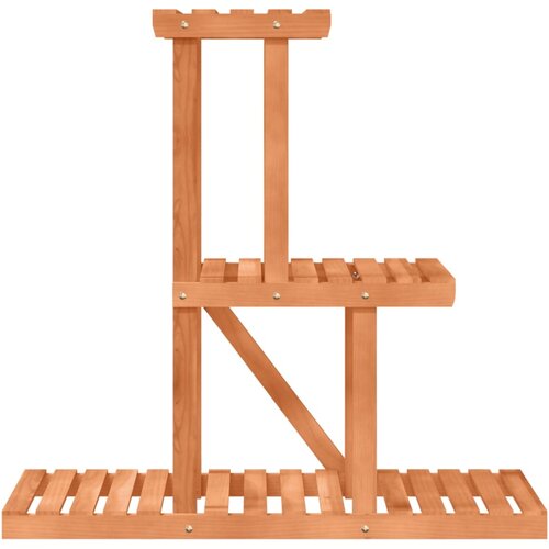  Stalak za cvijeće 81 x 25 x 75,5 cm od masivne jelovine Slike