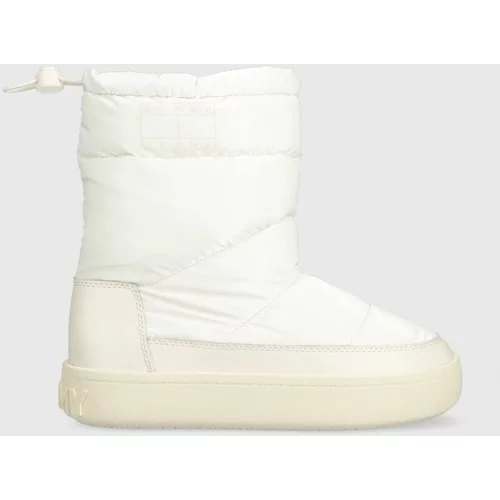 Tommy Jeans Snežke TJW WINTER BOOT bela barva, EN0EN02252