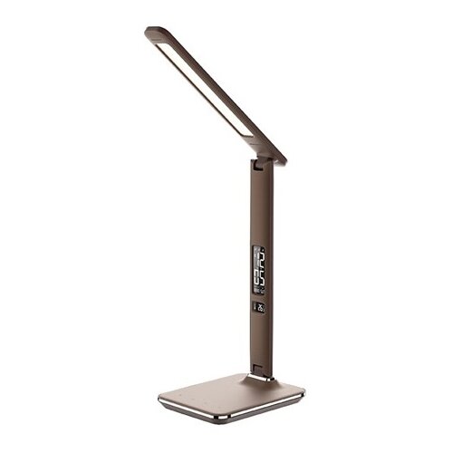 Solight WO45-H - LED prigu&amp;scaron;iva stona lampa sa displejom LED/9W/230V braon Slike