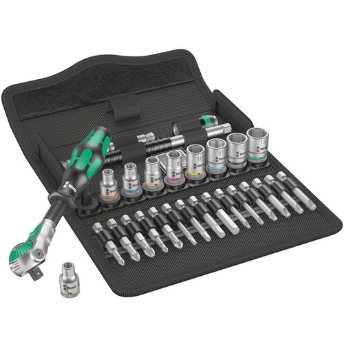 Wera 8100 sa 6 zyklop set gedora, 1/4", metrički, 28 komada, 05004016001 ( 004016 ) Cene