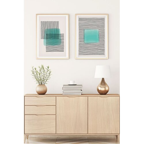 WALLXPERT Uokvirena slika Huhu141, 50x70 cm, 2 dijela Cene