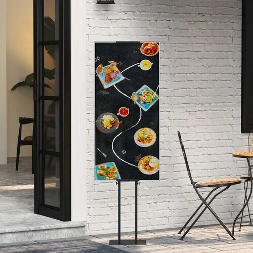  Stalci za sajmove 2 kom. Crna 30 x 23,5 x 210 cm Čelik Cijene