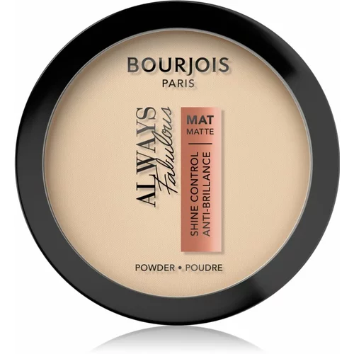 Bourjois Always Fabulous Matte Powder puder v prahu 10 g odtenek 108 Apricot Ivory