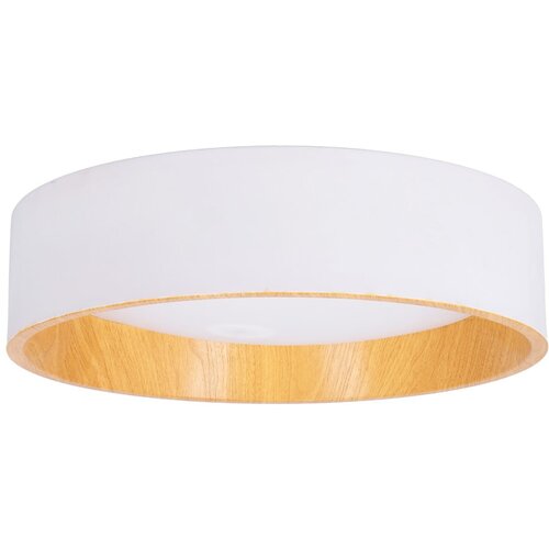 Candellux Lighting bela/naravna led viseča svetilka ø 40 cm lazio Cene