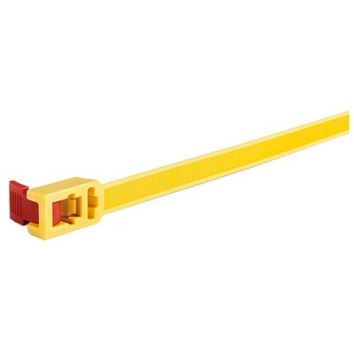  Kablovske vezice SpeedyTie (Dx&amp;Scaron;)750 mm x 13 mm SPEEDYTIE-PA66-YE-V1 žuta, crvena Slike