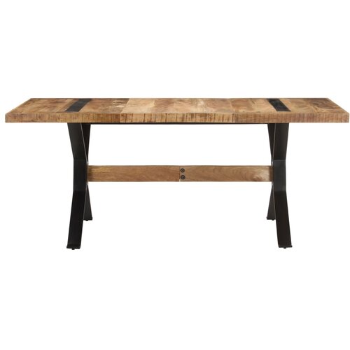  Blagovaonski stol 180 x 90 x 76 cm od grubog drva manga Slike