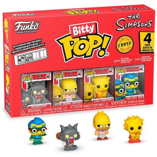 Funko Bitty Pop Blister 4 Figurice Bitty POP Los Simpsons Scratchy Slike