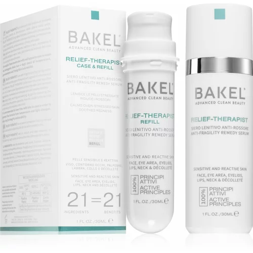 Bakel Relief-Therapist Case & Refill pomirjujoči vlažilni serum + nadomestno polnilo 30 ml