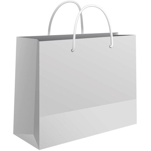  VREĆICE UKRASNE 50X37X12CM SJAJNA PLASTIFIKACIJA FORNAX BIJELE Cene