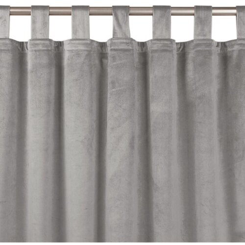  Curtain VILA color gray style classic 10cm tab tops velvet 530x225 HOMEDE Cene