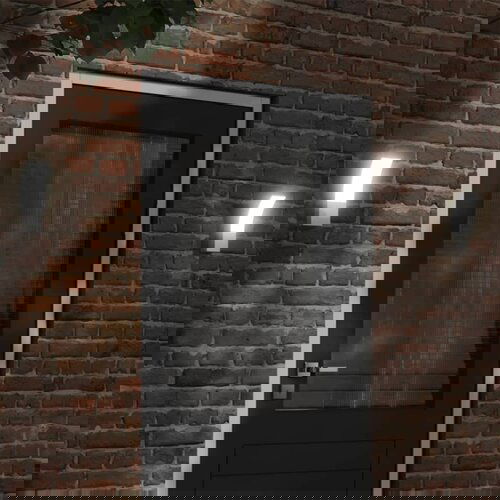 VidaXL Vanjske LED zidne svjetiljke 2kom bijele od lijevanog aluminija Slike