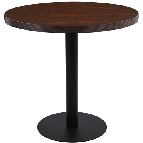 Bistro stol tamnosmeđi 80 cm MDF Cene