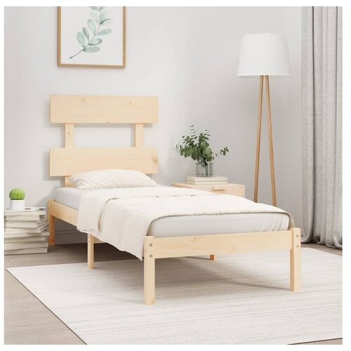  Posteljni okvir iz trdnega lesa 75x190 cm 2FT6 Cene