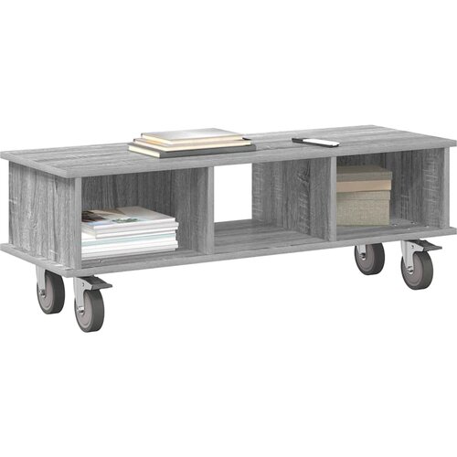  stalak Siva Sonoma 100 x 35 x 35 cm Konstruirano drvo Slike