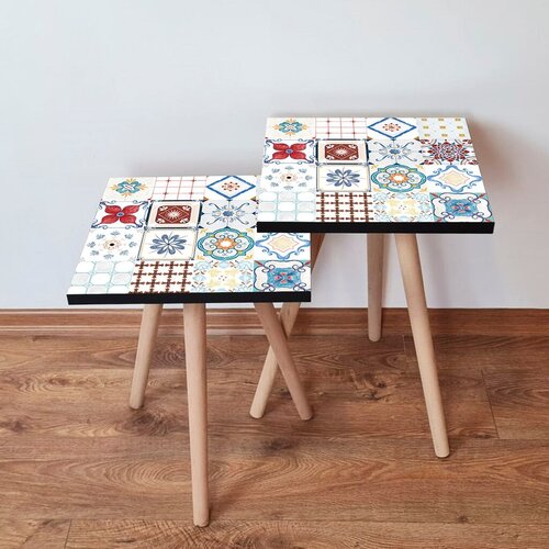 Hanah home set klub stočića 2Shp398, 2 komada, Šareni Cene