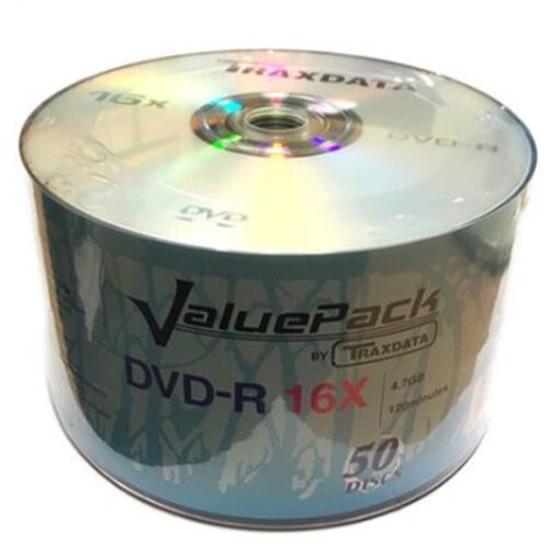 Traxdata OPTIČKI MEDIJ DVD-R 16X SPINDLE 50 VALUEPACK Cijene