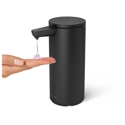Simplehuman Črn jeklen avtomatski dozirnik za milo 266 ml &amp;ndash; Slike