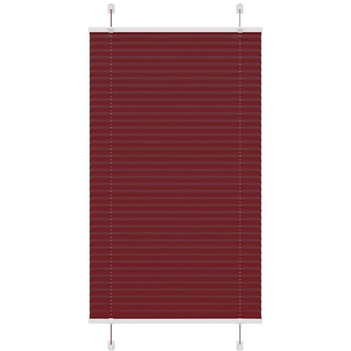 vidaXL Plisirana zavjesa Bordo crvena 75x100 cm Širina tkanine 74 4 cm Poliester - Bordo crvena 75 x 100 cm Cene