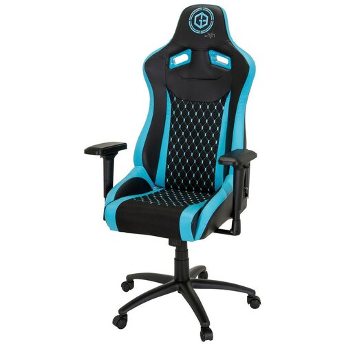 MID.YOU Gaming Stol Gamebreaker Sx 04, Črna, Turkizna Slike
