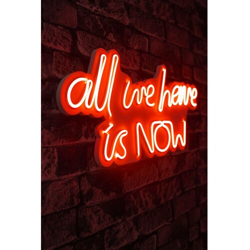 Wallity Zidna LED dekoracija All We Have is Now, 375 cm, IP67, 12V, Crvena Cene