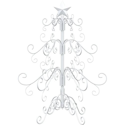  Metalna božićna jelka KUOPIO 60 cm Čelik Bijela Slike