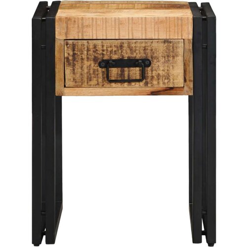 vidaXL Naravni mangov les Trden grob mangov les 40 x 40 x 50 cm Trajen Cene
