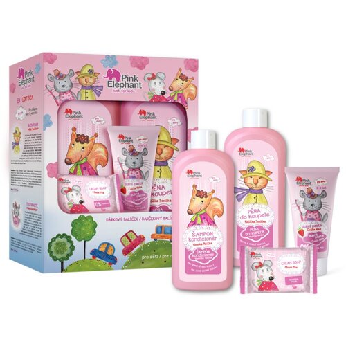 Pink Elephant Girls darilni set Mouse Mia za otroke Cene