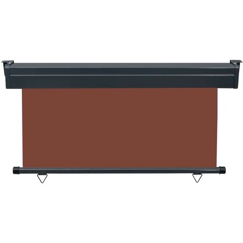 VidaXL Balkonska bočna tenda 140 x 250 cm smeđa Slike