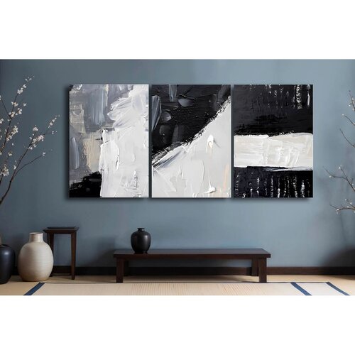 WALLXPERT 3P70100C017 Multicolor Decorative Canvas Painting (3 Pieces) Cene