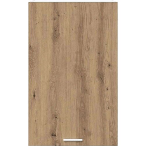VidaXL viseći ormarić riga umjetnički hrast i bijela 50 x 31 x 80 cm Slike