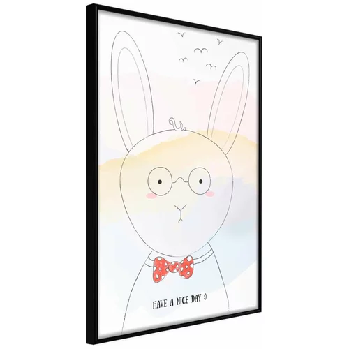  Poster - Polite Bunny 40x60