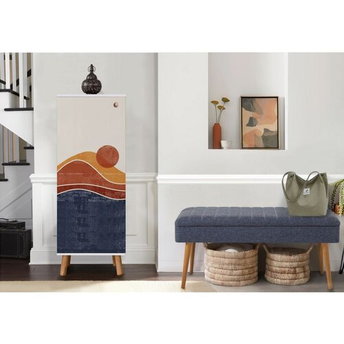 Hanah home vegas white - 957 - 1048 whitedark blue hallway furniture set Cene