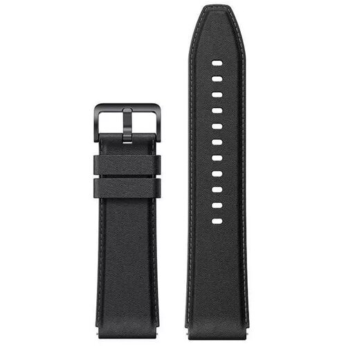 Xiaomi Mi Watch S1 Leather Strap - Black Cene