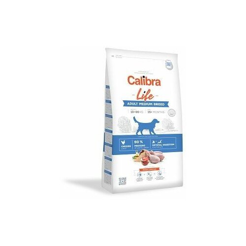 CALIBRA Dog Life Adult Medium Breed Piletina, hrana za pse 2,5kg Slike