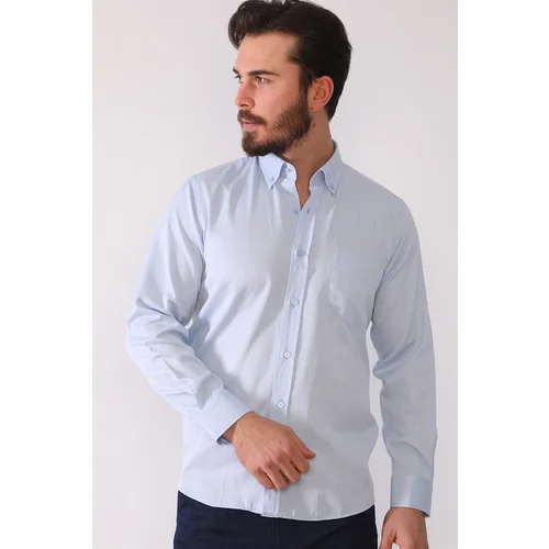 Dewberry G676 MEN'S SHIRT-BLUE