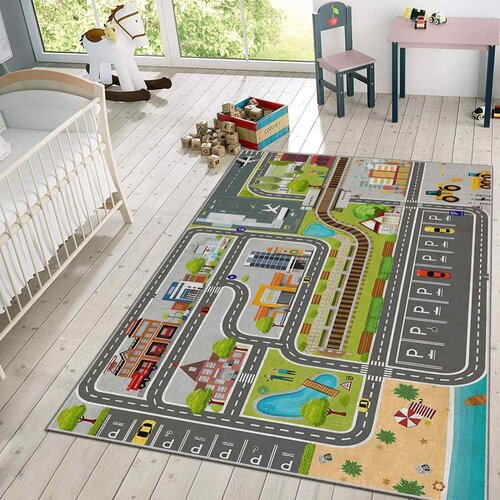  tepih za dečake 180x120cm parking staza TG-232 Cene