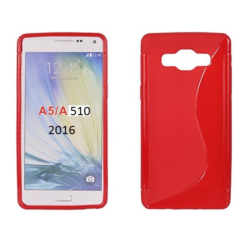  S silikonski ovitek Samsung Galaxy A5 2016 A510 rdeč Slike