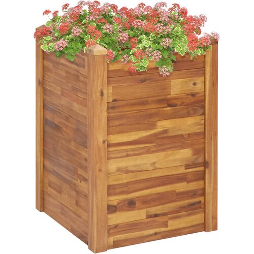 VidaXL Vrtna gredica od masivnog bagremovog drva 60 x 60 x 84 cm Slike