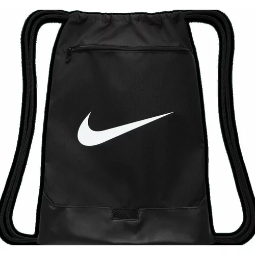 Nike Brasilia 9.5 Drawstring Bag Black/Black/White 18 L Lifestyle nahrbtnik / Torba