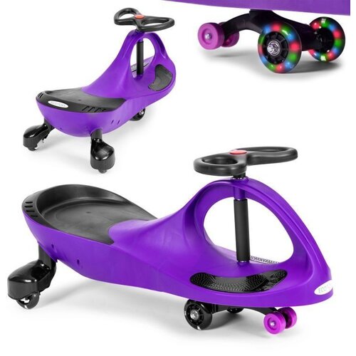 ECO TOYS wiggle guralica za decu led točkovi purple Cene