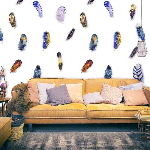  Tapeta - Colorful Feathers 50x1000 Cijene