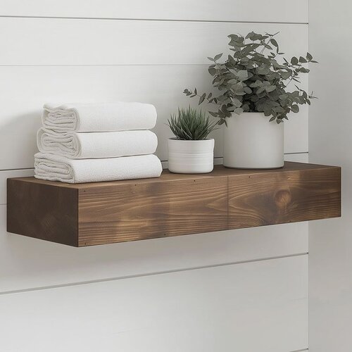 Hanah home Raf271 Wooden Decorative Wooden Wall Shelf Cene