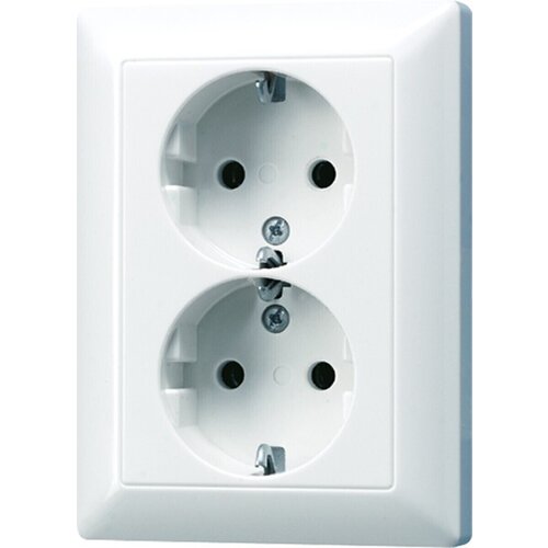 Jung SCHUKO vtičnica aws 16A 250V 2-gang AS 5020 KIU WW, (21000064) Cene